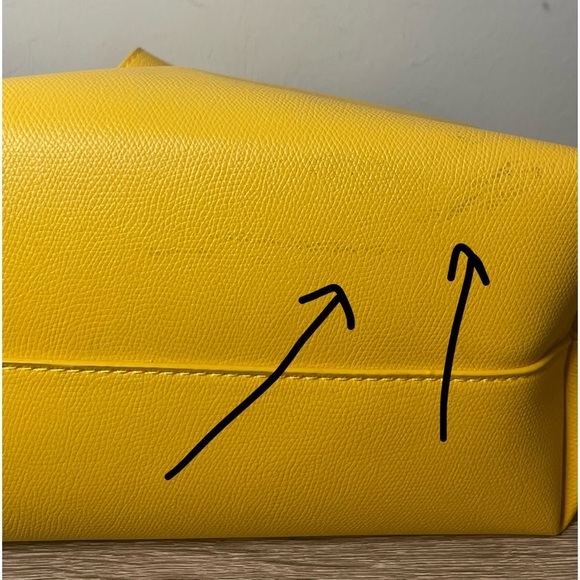 Saks Fifth Avenue Bright Yellow Tote - Picture 11 of 13